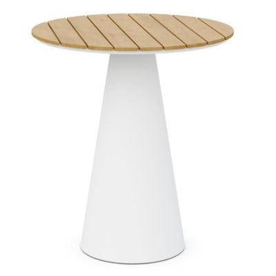 Azzurro Living Leon Outdoor Alpine Weather Wood Bar/Counter Table in White