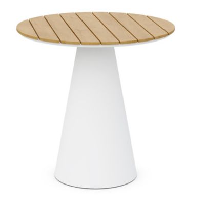 Azzurro Living Leon Outdoor Alpine Weather Wood Bar/Counter Table in White