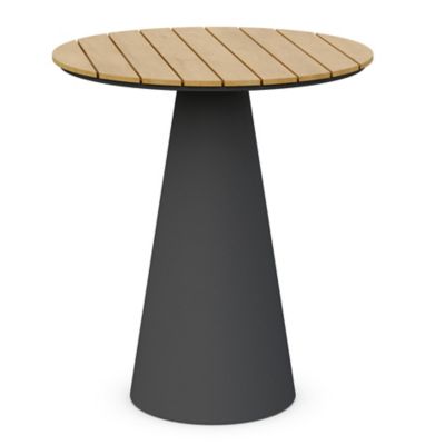 Azzurro Living Leon Outdoor Alpine Weather Wood Bar/Counter Table in Black