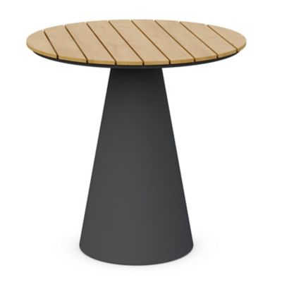 Azzurro Living Leon Outdoor Alpine Weather Wood Bar/Counter Table in Black