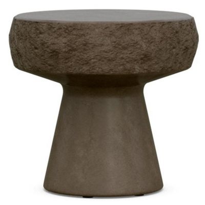 Azzurro Living Pensacola Outdoor Side Table in Brown