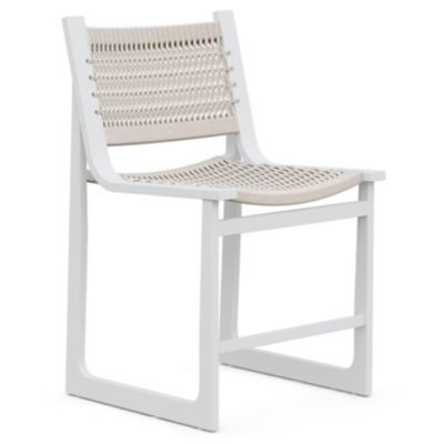 Azzurro Living Cozumel Outdoor Bar/Counter Stool in White