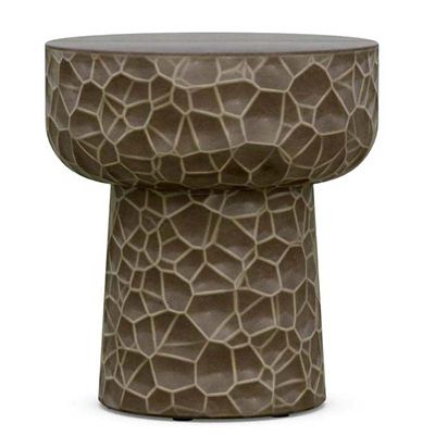 Azzurro Living Panama Outdoor Side Table in Bronze