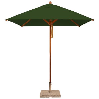 BAM1983119 Bambrella Levante Square Bamboo Umbrella - Color:  sku BAM1983119