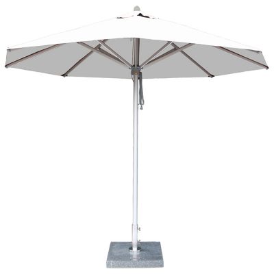 Bambrella Hurricane Round Umbrella - Color: White - Size: 10 ft - 3.0m R-H-