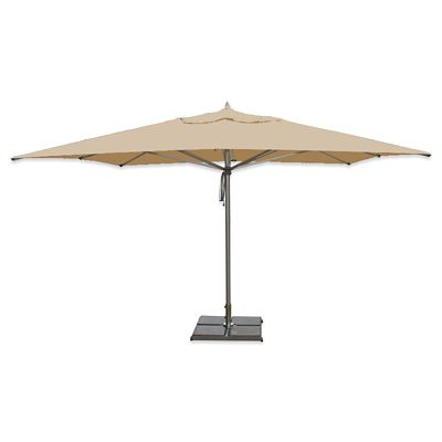 Bambrella Hurricane Square Umbrella - Color: Brown - Size: 11 ft - 3.4m SQ-