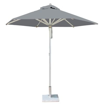 Bambrella Santa Ana Round Umbrella - Color: Grey - 2.7m R-SA-G