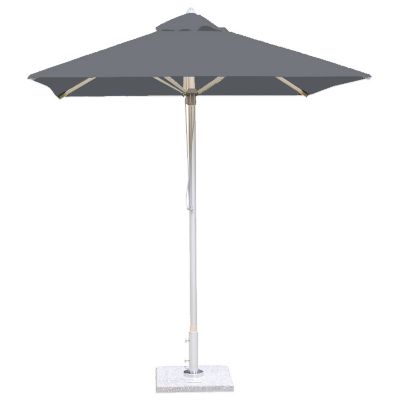 Bambrella Santa Ana Square Umbrella - Color: Grey - 2.0m SQ-SA-G