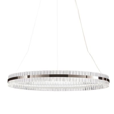 Baroncelli Saturno LED Chandelier - Color: Silver - Size: Large - SATURNO 1