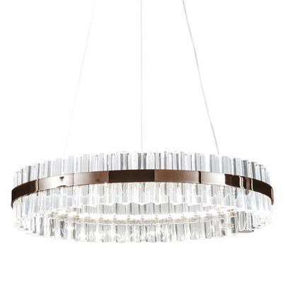 Baroncelli Saturno LED Chandelier - Color: Copper - Size: Small - SATURNO 4