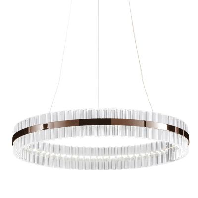 Baroncelli Saturno LED Chandelier - Color: Copper - Size: Medium - SATURNO 