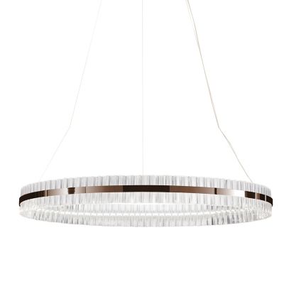 BAR2225247 Baroncelli Saturno LED Chandelier - Color: Copper  sku BAR2225247