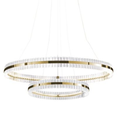 BAR2225254 Baroncelli Saturno LED 2-Tier Chandelier - Color:  sku BAR2225254