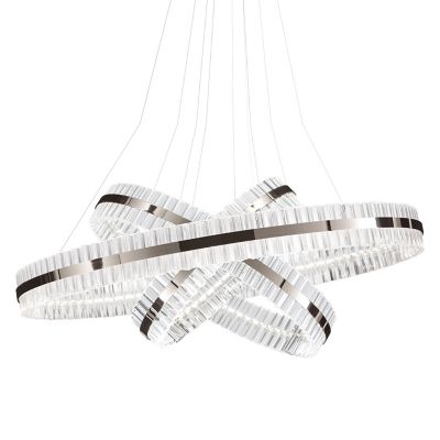 BAR2225225 Baroncelli Saturno LED 3-Tier Chandelier - Color:  sku BAR2225225