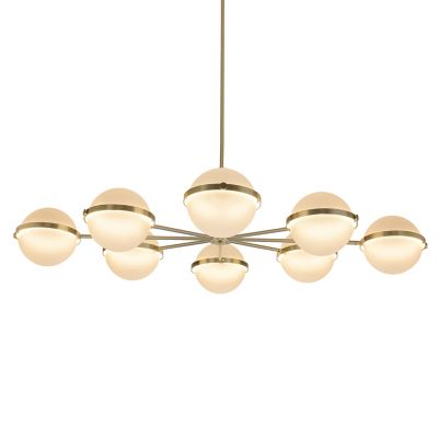 Baroncelli Polaris LED Chandelier - Color: White - Size: 8 light - POLARIS 