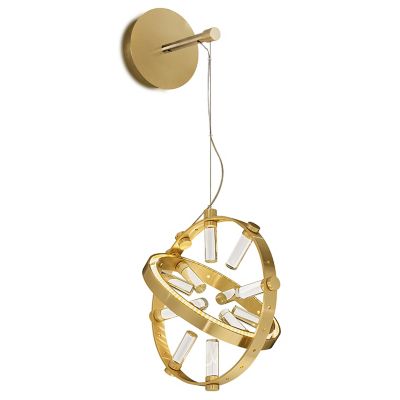 BAR2225369 Baroncelli Globo LED Wall Sconce - Color: Gold - G sku BAR2225369