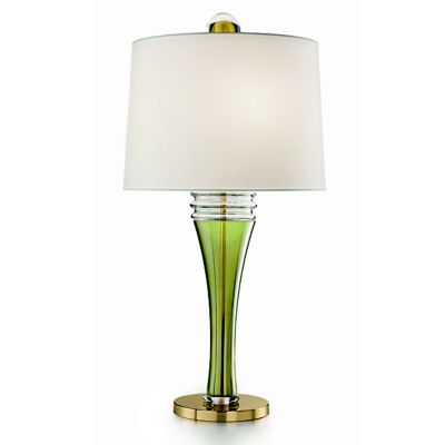 Barovier & Toso Rive Gauche Table Lamp - Color: Green - Size: 3 light - 706