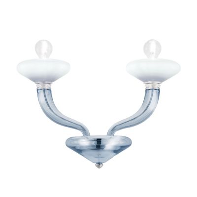 Barovier & Toso Windsor Wall Sconce - Color: Blue - 5676/02