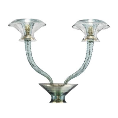 Barovier & Toso Vertigo Wall Sconce - Color: Blue - 5719/02