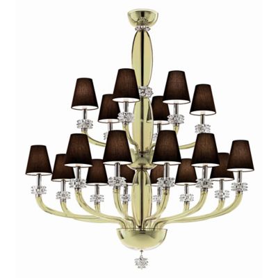 BAT2418214 Barovier & Toso Rotterdam Chandelier - Color: Beig sku BAT2418214