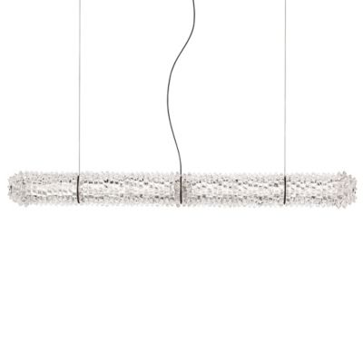 Barovier & Toso Opéra LED Linear Chandelier - Color: Clear - Size: 1 light