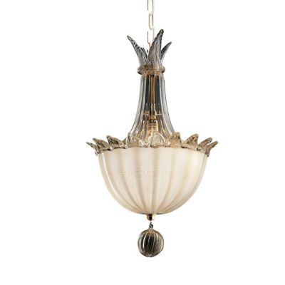 Barovier & Toso Fanali Veneziani Pendant Light - Color: Gold - Size: 1 ligh