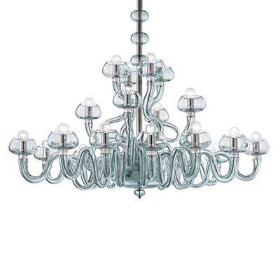 BAT2418310 Barovier & Toso Bissa Boba Chandelier - Color: Blu sku BAT2418310