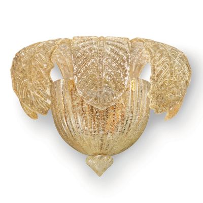 BAT2418318 Barovier & Toso Rex Wall Sconce - Color: Gold - 53 sku BAT2418318