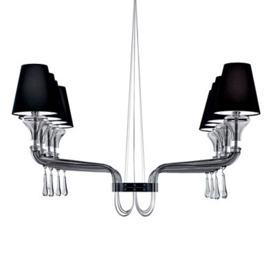 BAT2418327 Barovier & Toso Domo Nevada Chandelier - Color: Cl sku BAT2418327