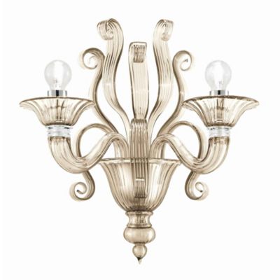 Barovier & Toso Redon Wall Sconce - Color: Grey - 5308/02