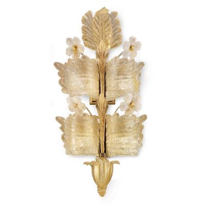 Barovier & Toso Grand Hotel Wall Sconce - Color: Gold - Size: 4 light - 466