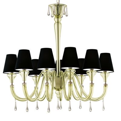 BAT2418521 Barovier & Toso Maryland Chandelier - Color: Green sku BAT2418521