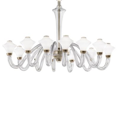 Barovier & Toso Metropolis Chandelier - Color: Clear - Size: 12 light - 572