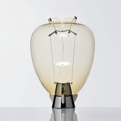 BAT2418539 Barovier & Toso Veronese Table Lamp - Color: Amber sku BAT2418539