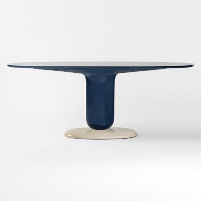 BD Barcelona Explorer Oval Dining Table 5A - Color: Blue - EXP05ACOL04