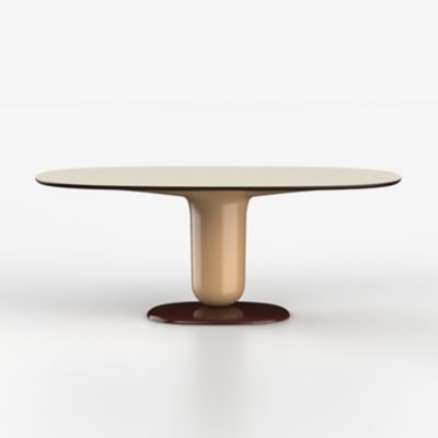 BD Barcelona Explorer Oval Dining Table 5A - Color: Beige - EXP05ACOL06