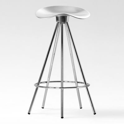 BD Barcelona Jamaica Swivel Stool - Color: Silver - Size: Counter - JAMTABA