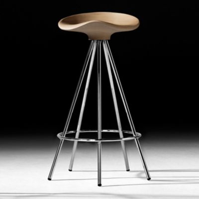 BD Barcelona Jamaica Swivel Stool - Color: Silver - Size: Counter - JAMTABH