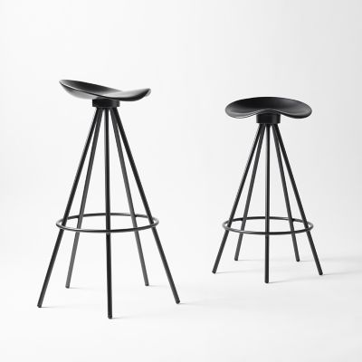 BD Barcelona Jamaica Swivel Stool - Color: Black - Size: Counter - JAMTABNE