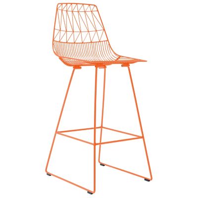 BDG1792262 Bend Goods Lucy Barstool - Color: Orange - BARLUCY sku BDG1792262