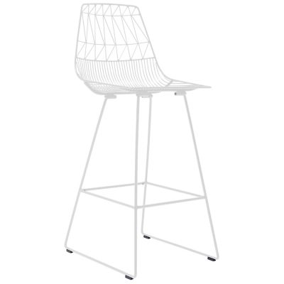 Bend Goods Lucy Barstool - Color: White - BARLUCYWH