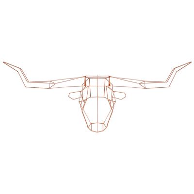 Bend Goods Longhorn Trophy Head - Color: Copper - LONGHORNCOP