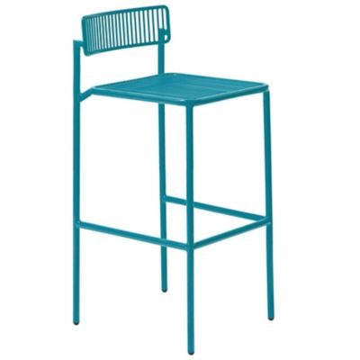 Bend Goods Rachel Outdoor Stool - Color: Turquoise - Size: Counter - COUNTE