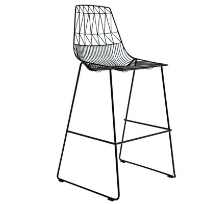 Bend Goods Lucy Stackable Indoor/Outdoor Bar Stool - Color: Black - STACKCO