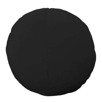 Bend Goods Round Outdoor Throw Pillow - Color: Black - PILLOWBLK