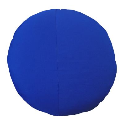 Bend Goods Round Outdoor Throw Pillow - Color: Blue - PILLOWTB