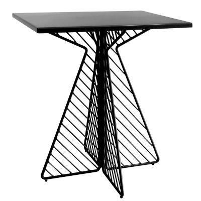 Bend Goods Café Square Bistro Table - Color: Black - CAFETABLESQUAREBLK