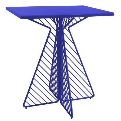 BDG2489578 Bend Goods Café Square Bistro Table - Color: Blue sku BDG2489578