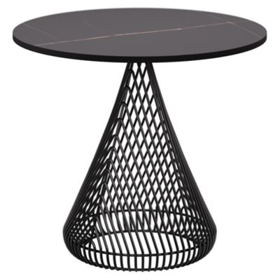 Bend Goods Cono Outdoor Side Table - Color: Black - ConicalStoneBLK