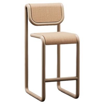 Bend Goods Tube Counter/Bar Stool - Color: Matte - TUBEBARWOODTAN